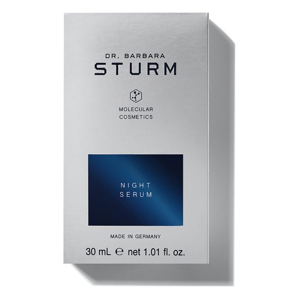 Dr. Barbara Sturm’s silky NIGHT SERUM is brimming with calming and strengthening actives to help skin recover from daily exposure to stress and pollution.