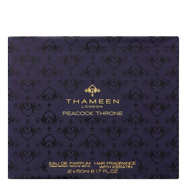 the Peacock Throne Gift Set features the classic fragrance from the Treasure Collection in two different forms.