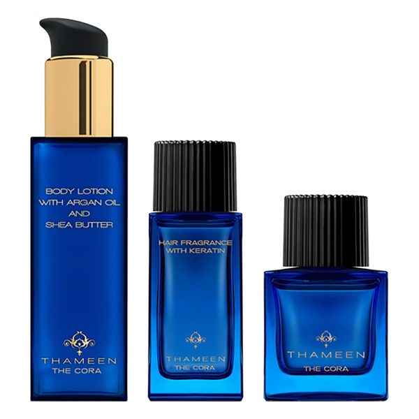 The Cora Essential Set from Thameen features this bright and radiant fragrance in three different forms.