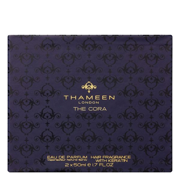 The Cora Gift Set features the classic fragrance from the Treasure Collection in two different forms.